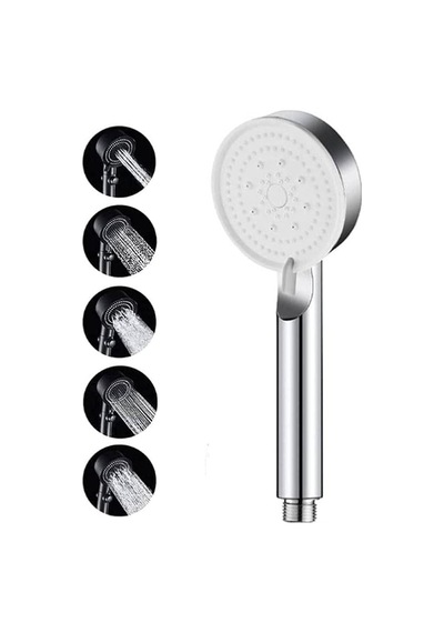 Ayrex Mayaglory 5 Fonksiyonlu Ayarlanabilir Yüksek Basınçlı Masaj Etkili Duş Seti, Turbo Fan Lite Duş Seti Chrome Diğer