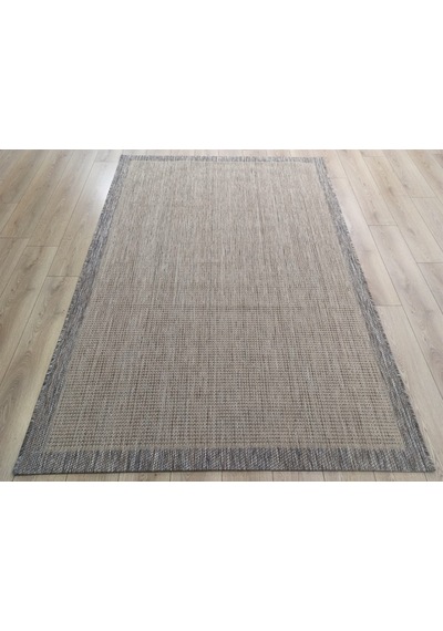 Çam Halı Sisal 9509 Bej Bordürlü Jüt Sisal Kilim - 200x300