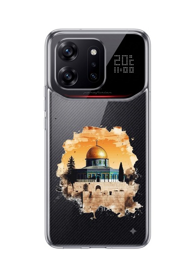Infinix Note 60 Ultra Uyumlu Mescid-i Aksa Tasarımlı Baskılı Silikon Kılıf Renkli