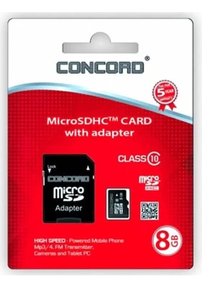Concord Hafıza Kartı 8GB C-M8 Yüksek Hız