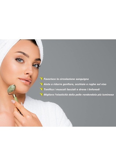 Beper C301abe101 Gua Sha Yeşim Taşında Jade Roller &amp Gua Sha Masaj Aleti, Yüz Ve Vücut Masaj, Rahatlatıcı, Mo