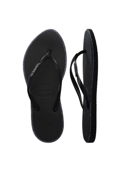 Havaianas Hav.slım Poınt Glıtter-14190 Black/black
