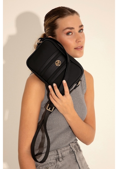 U.S. Polo Assn. Kadın Siyah Çapraz Çanta 50293672-VR046