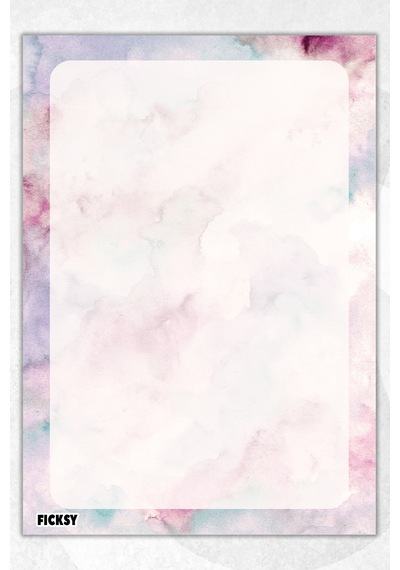 A5 Çiçek Bloknot Çizgisiz Defter - 50 Yaprak - Memopad - Notepad - Not Defteri - Not Kağıdı - 3185 Çok Renkli