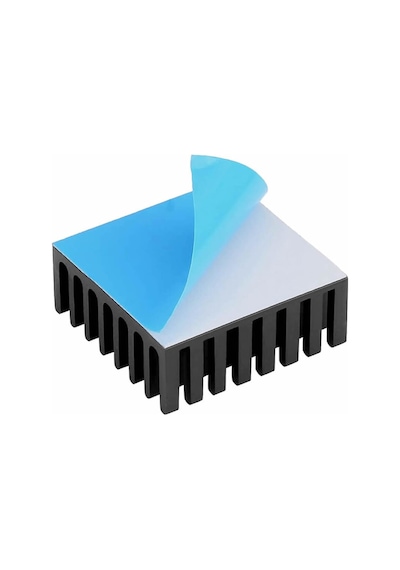 25mmx25mmx10mm Alüminyum Soğutucu Pasif Isı Emici Radyatör Peltier Led Elektronik Devre Entegre Vga