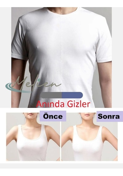 10 Adet Erkek Suya Dayanıklı Göğüs Meme Ucu Kapatıcı Koruyucu Gizleyici Pedi Ten Bandı
