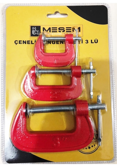 Meşem Mengene Seti Çeneli G Tipi