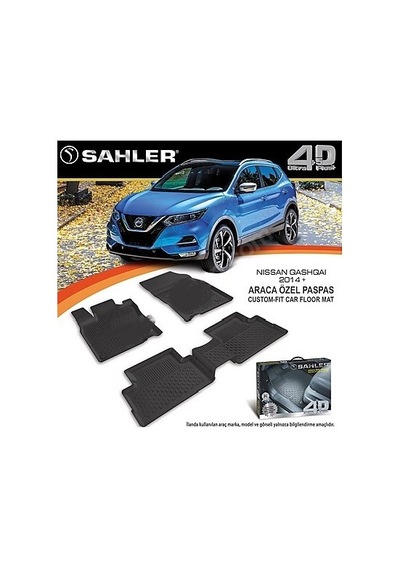 Sahler Nissan Qashqai 2018 Havuzlu Paspas 4.5D Tam Uyumlu