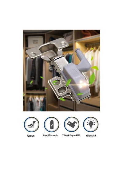 Buffer Beyaz Gardrop Dolap Içi Led Aydınlatıcı 2'Li N11.20242