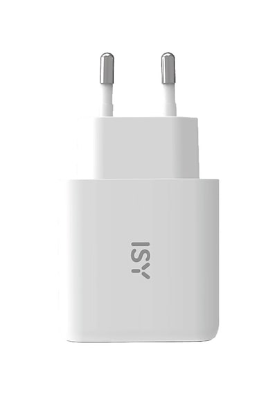 ISY IWC-0004 45 W 2XUSB C WT Güç Adaptörü Beyaz