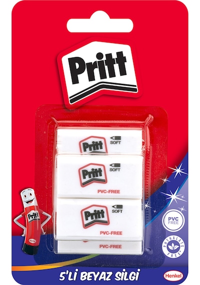 Pritt Beyaz Silgi 5'li Blister