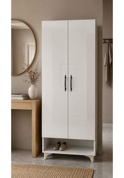 Teknor 24 Çift Kapasiteli Modern Kapaklı Ayakkabılık Dolabı Çok Raflı Geniş Depolama Alanlı Beyaz Ayakkabı Dolabı Teknor 24 Çift Kapasiteli Modern Kapaklı Ayakkabılık Dolabı Çok Raflı Geniş Depolama Alanlı Beyaz Ayakkabı Dolabı