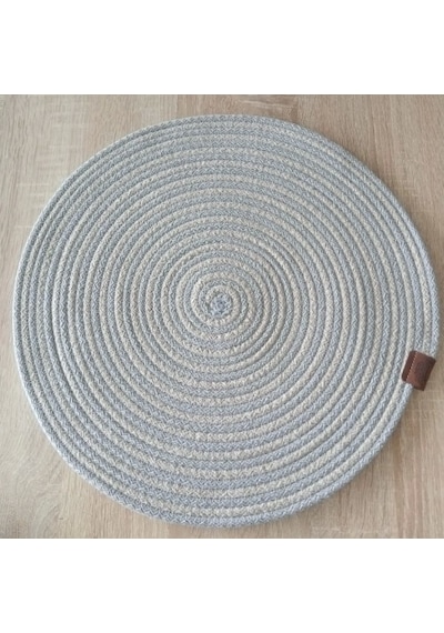 Decohandy 39cm 2 Renk Jüt Örme Supla Amerikan Servis Gri