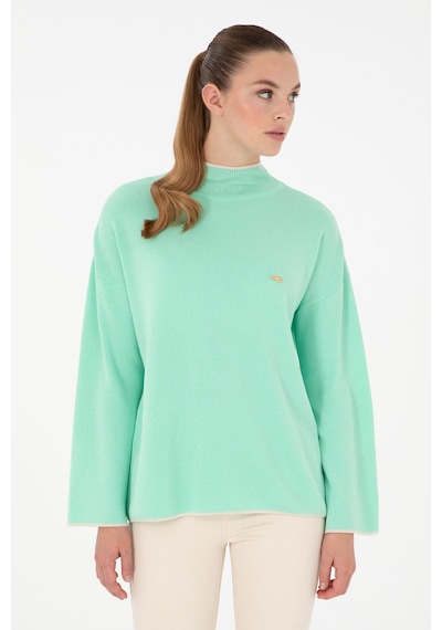 U.S. Polo Assn. Kadın Mint Balıkçı Yaka Kazak 50297069-VR090