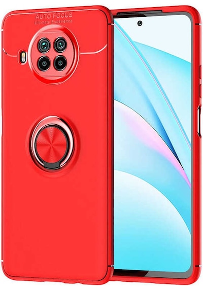 Xiaomi Redmi Note 9 Pro 5g Kılıf Zore Ravel Silikon Kapak Kırmızı