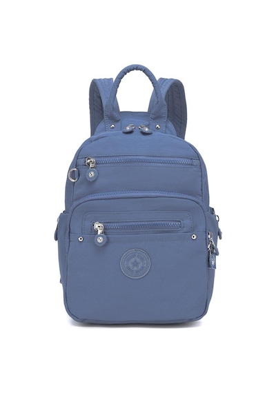 Smart Bags Küçük Boy Krinkıl Kumaş Kadın Sırt Çantası 3386 Mavi