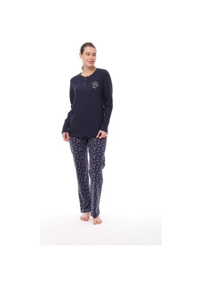 Pijadore 1543 Kadın Uzun Kol Pijama Takım 001