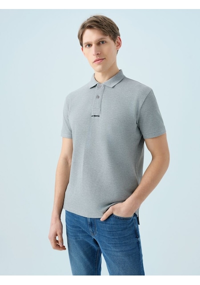 LOFT Regular Fit Erkek Polo K.kol Lf2036745 Q1.v1 Gri Melanj