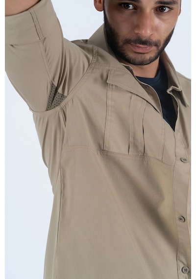 Combat Tactical Taktik Gömlek Fermuar Cepli Koruma Outdoor Gömlek Bej