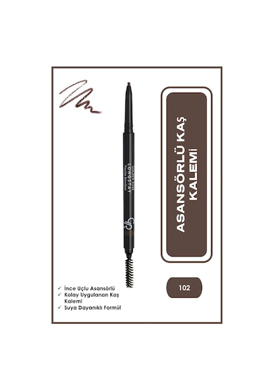 Golden Rose Longstay Precise Browliner Kaş Kalemi 102