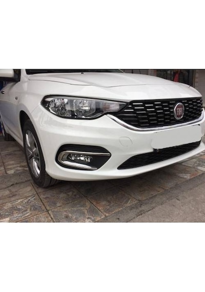 Fıat Egea Krom Sis Farı Çerçevesi 2 Parça Abs Krom