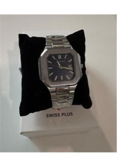 Swiss Plus Man Watch Premium Seri Model-5 Rs23146 Blue-silver Kol Saati Diğer