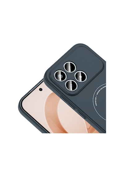 Xiaomi Poco F8 Pro Kılıf Ultra İnce Sert Hafif Magsafe Kamera Korumalı Pazarplus Siyah