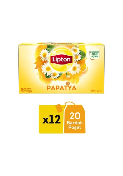 Papatya Bitki Süzen Poşet Çay 20li X 12 Adet