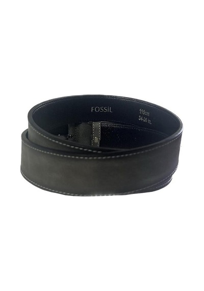 Fossil Gri Hakiki Deri Spor Erkek Kemeri 4cm-105 Gri