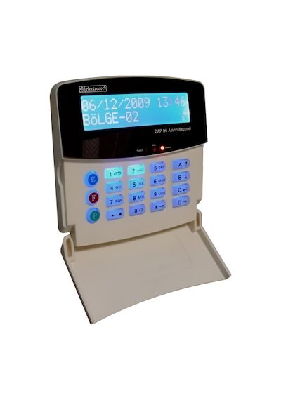 Electrosec Dap-06 Kablolu Soygun Ve Yangın Alarm Seti 6 Bölgeli