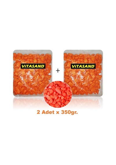 Çakıl Taşı Turuncu 350 Gram X 2 Paket