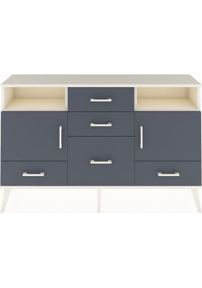 Arges Konsol 4 Raflı 5 Çekmeceli 2 Kapaklı 132x30x83 Aytaşı-antrasit/antrasit Antrasit/antrasit Arges Konsol 4 Raflı 5 Çekmeceli 2 Kapaklı 132x30x83 Aytaşı-antrasit/antrasit Antrasit/antrasit