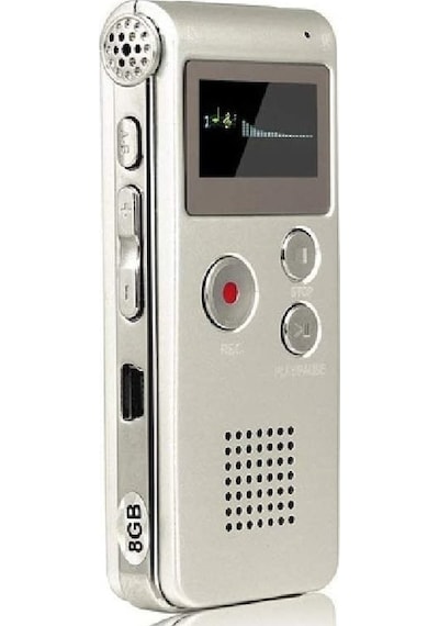 Kingboss Hs-27 8 Gb Dijital Ses Kayıt Cihazı Gri Te