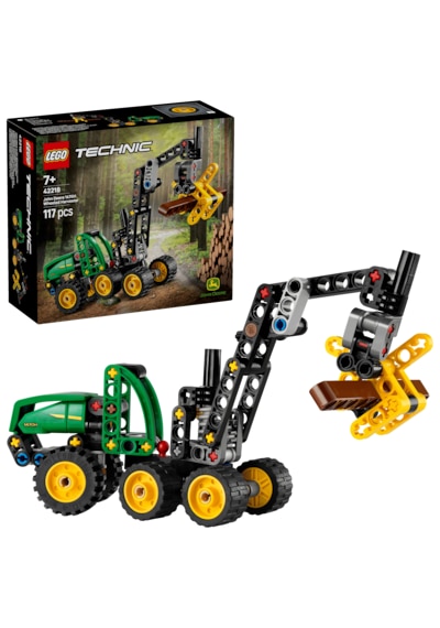 LEGO®  Technic™ John Deere 1470H Tekerlekli Orman Makinesi 42218 – 7 yaş ve üzeri çocuklar için Yaratıcı Oyuncak Yapım Seti (117 P)