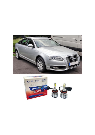 Audi A6 C6 Led Xenon Uzun Far Ampulü H1 Duo Yeni Seri Beyaz 2004-2011