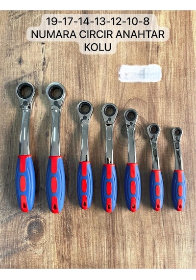 7 Parça Cırcır Anahtar Kollu