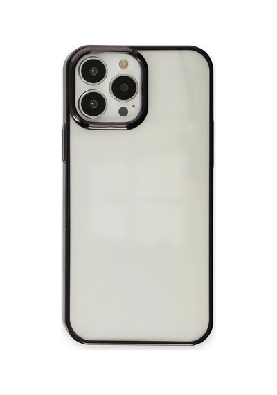 Apple iPhone Uyumlu,  13 Pro Max Kılıf Element Silikon - Siyah