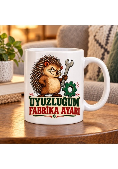 Uyuzluk Ayarı Tasarımlı Porselen Kupa - Model 712 Diğer