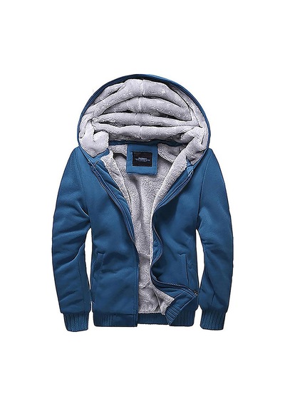 Madmext Madmext İçi Kürklü İndigo Hırka 22377-indigo İndigo