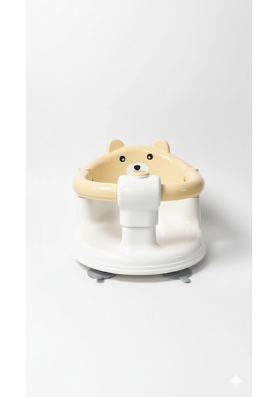 Vavbaby Önden Açılır Bebek Banyo & Bebek Mama Oturağı Sarı Sarı