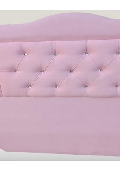 Bengi Ticaret Dk El Yapımı Tay Tüyü Kumaş Tek Kişilik Başlık Pudra Pembe 90