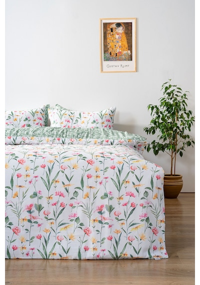 Botanical Çift Kişilik Yazlık Nevresim Takımı Pamuklu