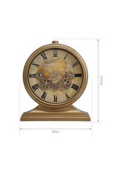 Premium Serisi Modern Kadranlı Döner Çarklı 32x28 Cm Ev Ve Ofis Masa Ve Duvar Saati Roma Rakamlı Harita Baskılı Gold 0240-keçe-şekilli-48cm Premium Serisi Modern Kadranlı Döner Çarklı 32x28 Cm Ev Ve Ofis Masa Ve Duvar Saati Roma Rakamlı Harita Baskılı Gold 0240-keçe-şekilli-48cm