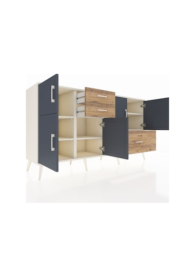 Hyperion Konsol 5 Raflı 3 Çekmeceli 5 Kapaklı 176x44x99 Aytaşı-an Aytaşı-antrasit/çam Hyperion Konsol 5 Raflı 3 Çekmeceli 5 Kapaklı 176x44x99 Aytaşı-an Aytaşı-antrasit/çam