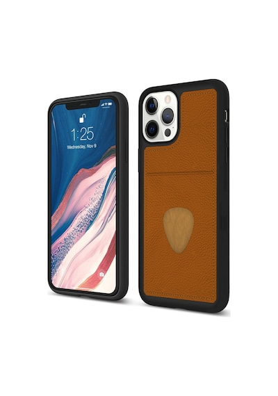 Fitcase Apple Uyumlu iPhone 12 Pro Kilif Proda Deri Tek Kartlik Cepli Kapak 500616741