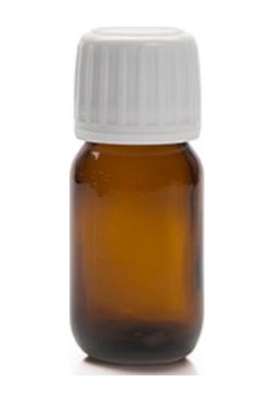 20ml Kahverengi Cam Ecza Şişesi Kilitli Kapaklı, Beyaz Kapak, 48 Adet, Ecza Şişesi, Cam Şişe, Amber Şişe,kozmetik Şişe Diğer