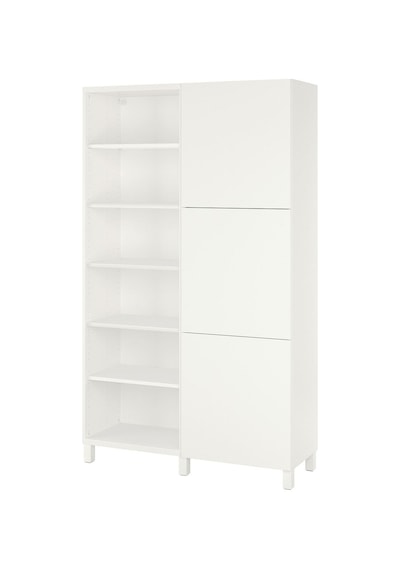 Kapaklı Kitaplık, Beyaz, 120x42x202 Cm, Lappvıken Beyaz Kapaklı Kitaplık, Beyaz, 120x42x202 Cm, Lappvıken Beyaz