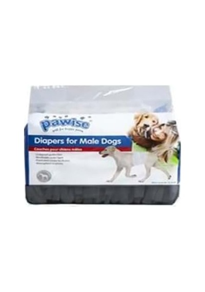 Pawise Erkek Köpek Çiş Pedi Medium Siyah 12 Adet