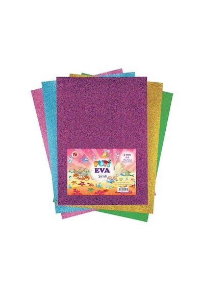 Puti A4 Simli Eva 10Lu-Karışık Renk 1130