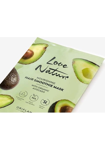 Love Nature Organik Avokado Içeren Onarıcı Saç Maskesi